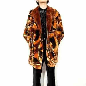 *SPECIAL ITEM* USA VINTAGE DESIGN ECO FUR COAT/アメリカ古着デザインエコファーコート