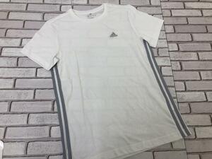 63）タグなし adidas アディダス 半袖 Tシャツ XSサイズ