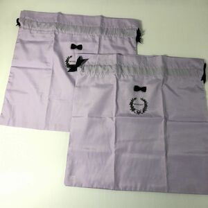 MAUGUET ミュゲ 巾着袋 薄紫 パープル 紫 やや大きめ ほぼ未使用 送料185円