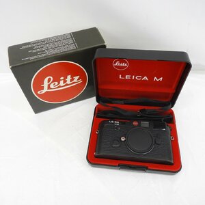 【中古品】LEICA ライカ レンジファインダーカメラ M6 ブラック 10404 1985年製 167万番台 11575446 0517