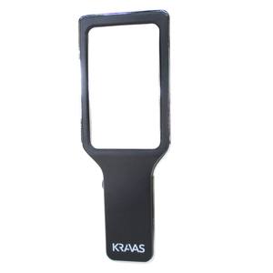 同梱可能 拡大鏡 縦型ルーペ 縦長手持ちルーペ 600ルーメン LEDライト付き 調光可能 KRAVAS KRV-RP02Vｘ３本セット/卸