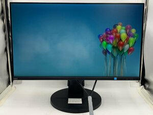 27型 3辺狭額縁 IPS ワイド 液晶ディスプレイ NEC MultiSync LCD-E271N-BK ノングレア(非光沢) D-Subx1/HDMIx1/DisplayPortx1 中古 美品