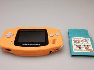 動作品 Nintendo ゲームボーイアドバンス AGB-001 オレンジ 任天堂 GBA