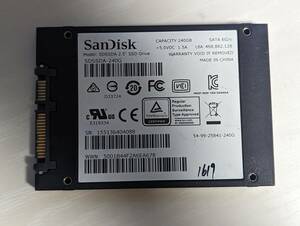 　SanDisk　SSD 240GB【動作確認済み】1619　