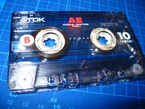 使用済み　中古　 カセットテープ　TDK　AE10　Type1　ノーマル　10分 1本 　爪あり　　No.9289