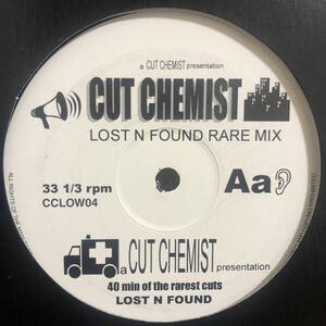 即決！12EP CUT CHEMIST - LOST N FOUND RARE MIX 送料510円〜　2004年リリース カット・ケミスト　レコード　record old school mega