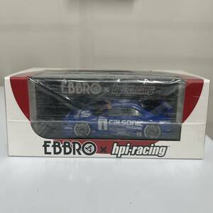 未使用　EBBRO×hpiracing MIRAGE NISSAN CALSONIC SKYLINE GT-R (#1) 1996 JGTC Sugo 44769 ミニカー 1/43スケール カルソニック