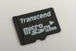128MB micro SDカード Transcend
