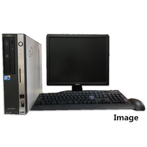 中古パソコン Windows 7 Pro 32bit 19インチ液晶セット 富士通 ESPRIMO Dシリーズ Core i5～/メモリ4G/HDD250GB/DVD-ROM