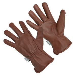 Barebones ガーデングローブ 作業手袋 クラシックワークグローブ 牛革製 [ コニャック / L/XLサイズ ]