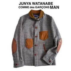 極美品✨JUNYA WATANABE MANカバーオールパッチワーク チェック