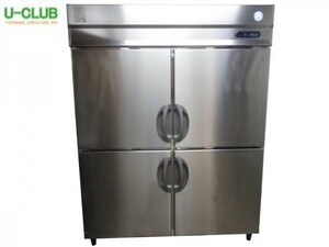 ※◆AI2224|縦型4面冷蔵庫 水冷式 ARN-150RM(改) フクシマ W1500×D650×H1940mm 業務用 厨房用 中古