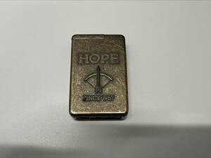 629★Windmill ウインドミル HOPE ガスライター 喫煙具 喫煙グッズ タバコ ライター ZIPPO 着火確認済み★