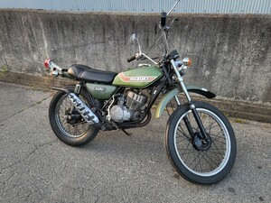 希少 スズキ ハスラー125 旧車 実働 当時物 TS125 機関良好 2スト 書類有り 空冷 陸送手配可 売り切り