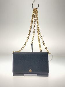 TORY BURCH◆ショルダーバッグ/レザー/BLK/136093