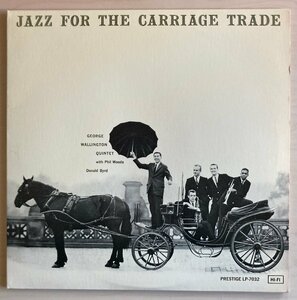 LPA21433 ジョージ・ウォーリントン・クインテット GEORGE WALLINGTON / JAZZ FOR THE CARRIAGE TRADE 輸入盤LP 盤良好 USA盤 OJC