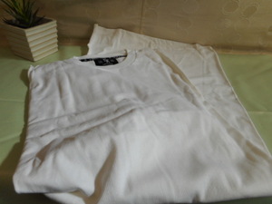超ビックサイズ　Tシャツ　　ホワイト　5XLサイズ メンズ　半袖　在庫品