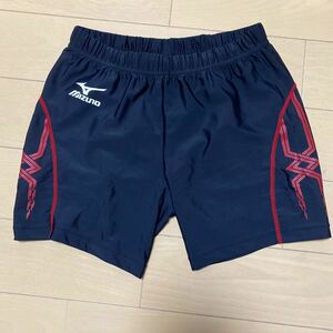 MIZUNO ミズノ 陸上 ショートタイツ サイズO 黒赤