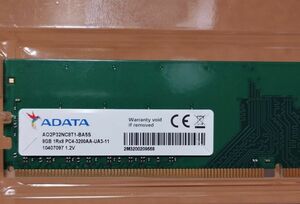 ADATA DDR4 PC3200 8GB [DDR4 PC4-25600 8GB 1枚]