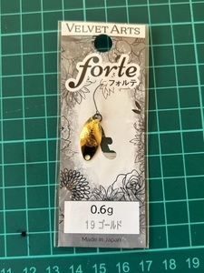  フォルテ 0.6g　ゴールド　 VELVET ARTS forte 　ベルベットアーツ　