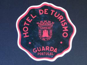 ▽▼11603▼▽＜LABEL＞ダルトン*オールドホテルラベルズ＠HOTEL DE TURISMO＊PORTUGAL