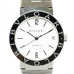 ブルガリ ブルガリブルガリ 腕時計 BB33SS 自動巻き ホワイト文字盤 ステンレススチール メンズ BVLGARI 【中古】