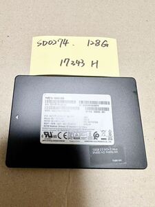 SD0274【中古動作品】SAMSUNG 内蔵 SSD 128GB /SATA 2.5インチ動作確認済み 使用時間17343H