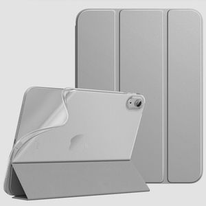 送料無料★Dadanism iPad 第10世代ケース スタンドケース オートスリープ機能 軽量 薄型 (シルバーグレー)