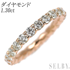 K18PG ダイヤモンド リング 1.30ct 出品5週目 SELBY