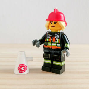 レゴ　クレア　消防士　ミニフィグ　レゴランド　ファクトリーブロック　シリーズ　LEGOLAND　LEGO　