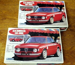 アルファロメオ GTA 1300 ジュニア １/24 グンゼ 作りかけ　ジャンク品　　Alfa Romeo GTA1300 Junior