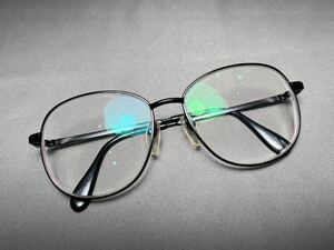 VINTAGE【KOKI/コーキ】Super Ni-Cr Alloy フルリム ラウンド型 眼鏡フレーム ブラック 黒縁 ボストン ヴィンテージ オールド サングラス
