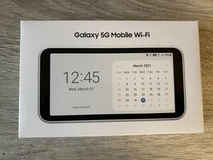 SAMSUNG Galaxy 5G 　Mobile 　Wi-Fi ホワイト　 SCR01 モバイルルーター