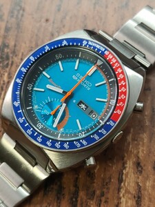 希少！SEIKO セイコー 6139-6002 クロノグラフ 自動巻き デイデイト 自動巻き メンズ腕時計 稼働品