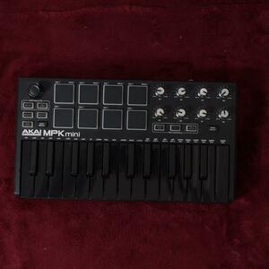 【7797】 AKAI MPK mini 黒鍵盤 MIDI キーボード アカイ