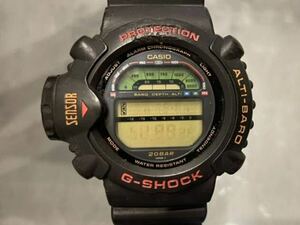 当時物 CASIO G-SHOCK SKYFORCE スカイフォース DW-6500 クォーツ QZデジタル 腕時計 動作確認未実施 ベルト部品一部欠品