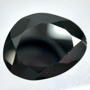 (天然ブラックスピネル9.434ct)m 約17.2×13.6mm ルース 裸石 宝石 ジュエリー black spinel jewelry i