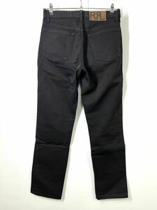 USA製 RRL ダブルアールエル ブラック デニムパンツ 31×32 BLACK アメリカ製 DENIM ジーンズ PANT パンツ ラルフローレン Ralph Lauren