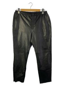 UNUSED◆COW LEATHER PANTS/4/馬革/ブラック/UW0241