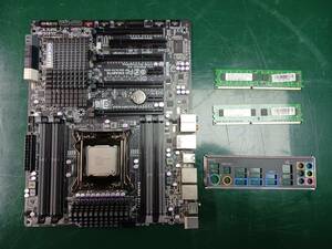 【動作品】マザーボード・ＣＰＵ・メモリーセット品/GA-X79-UP4・Corei7 4930K・16ＧＢメモリー ③