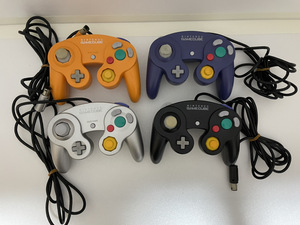 動作品 任天堂 ゲームキューブ コントローラー 4個セット まとめ nintendo gamecube DOL-003 動作確認済み