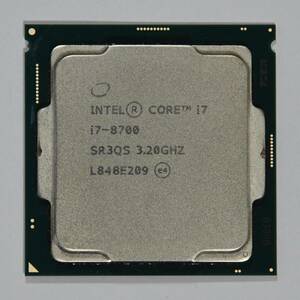 動作保証★CPU SR3QS (intel Core i7-8700) 3.20GHz LGA1151★029