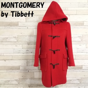 【人気】MONTGOMERY by Tibbett/モンゴメリー バイ チベット 英国製 フード付き ダッフルコート レッド サイズ12/6038