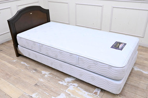 GQ091 世界が認める一流メーカー シモンズ ビューティーレスト シングルベッド 寝具 ポケットコイル セミダブルも同時出品