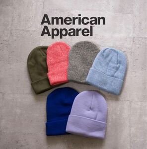 ◎ アメリカンアパレルAmerican Apparel／ニットキャップ6点セット！ニット帽 ビーニー ユニセックス メンズレディース RSAKWBN／AAPNC004