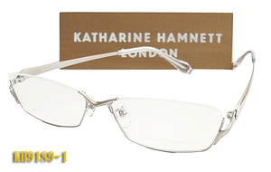 KATHARINE・HAMNETT キャサリンハムネット メガネ フレーム KH9189-1 正規品 日本製 アンダーリム チタン 眼鏡