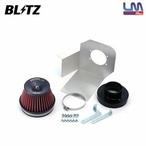 BLITZ ブリッツ サスパワー コアタイプLM レッド エアクリーナー シビック FD2 H19.3～H20.9 K20A タイプR 59125