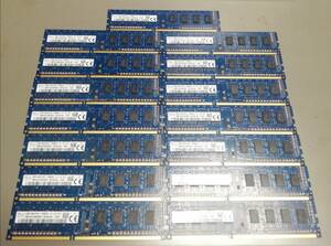 ⑫　SK　hynix　4GB　1Rx8　PC3-12800U　デスクトップ　メモリー　15枚セット　製造番号揃い　1448　