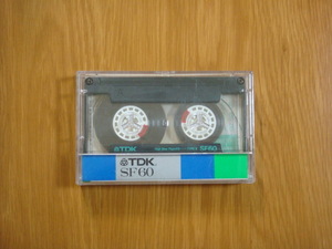 TDK SF 60分 ノーマルポジション カセットテープ TDK SF 60 TypeⅠ Normal Position Audio Cassette 中古