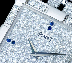 B7144【PIAGET】ピアジェ 純正ダイヤモンド 最高級18KWG無垢セレブリティメンズQZ